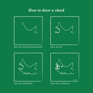 How to Draw a Shark T-Shirt