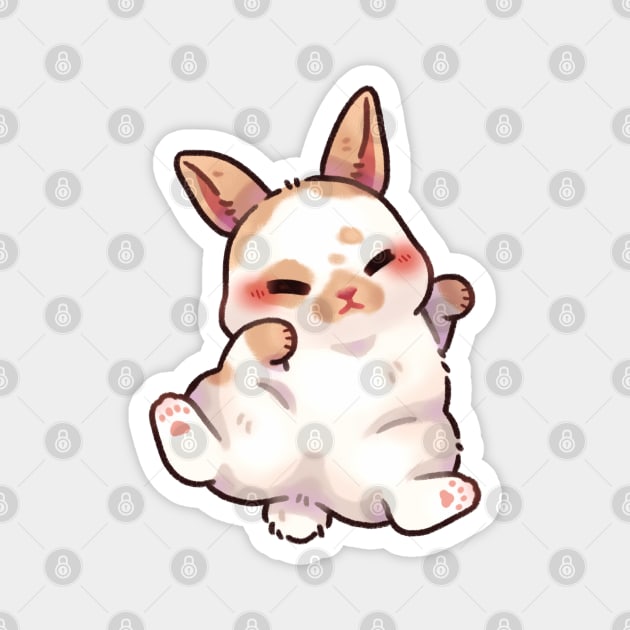 Sleeping Bunny Magnet by Riacchie Illustrations