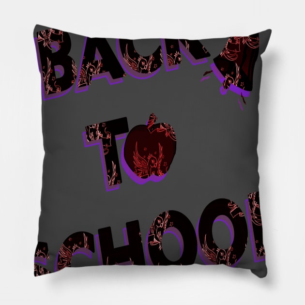 Welcome BAck To Shool Pillow by titogfx