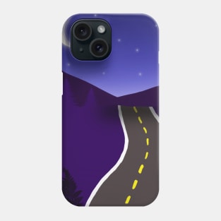 Road to the mountains Phone Case