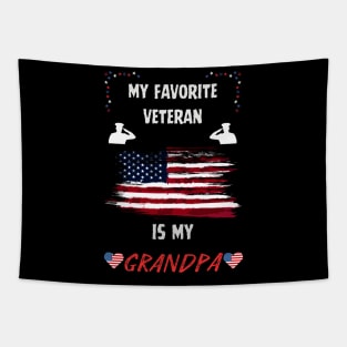 veteran grandpa Tapestry