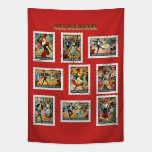 Vintage Post Collection Tapestry