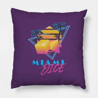 Miami Dice | Boardgames Pillow