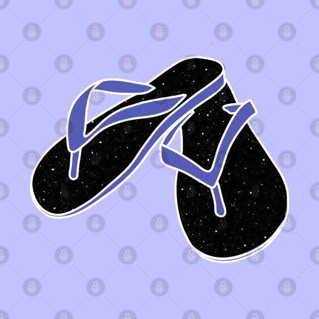 cosmic flip flops by Wlaurence