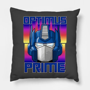 Synthwave Optimus Prime Pillow