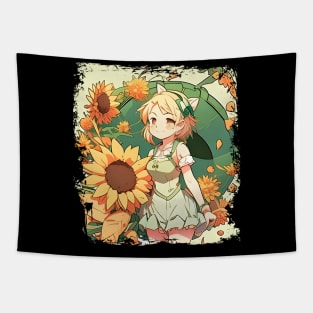 You Are My Sunshine - Sunflower Girl Tapestry