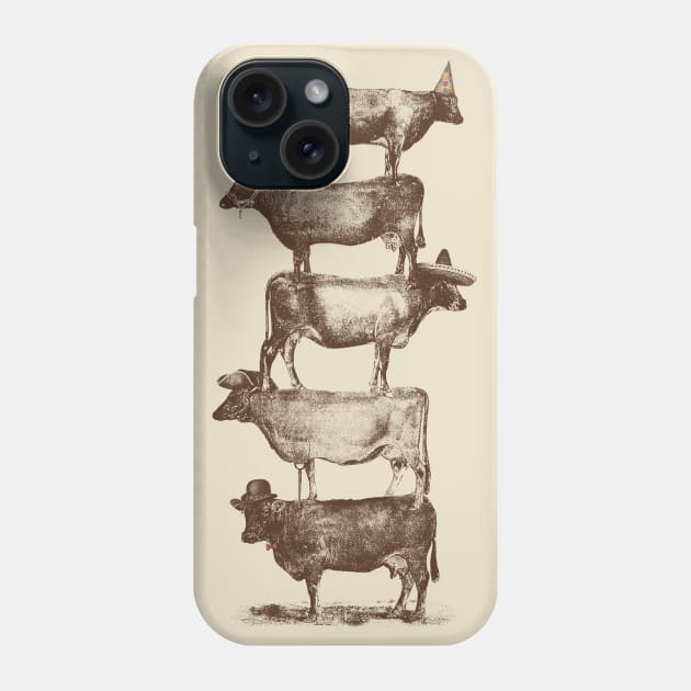 Cow Cow Nuts Phone Case by speakerine