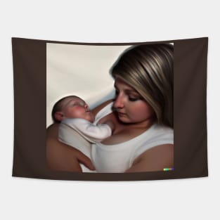 A mother and her baby Tapestry