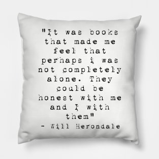 Will Herondale Quote Pillow