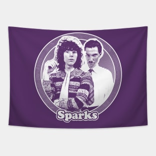 Sparks - Vintage Style Retro Aesthetic Design Tapestry