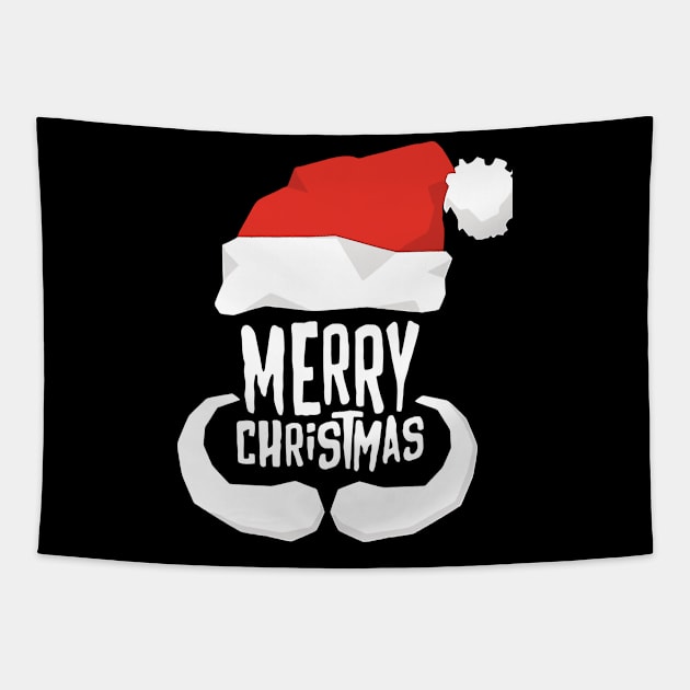 Merry Christmas From Santa Claus Tapestry by Bennybest