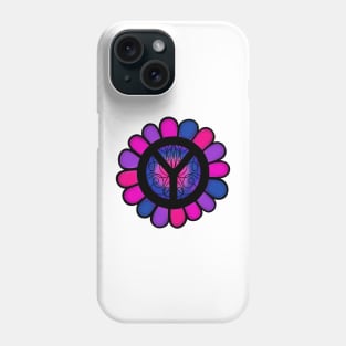 60s 70s Peace Sign Flower Phone Case