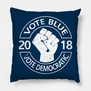Vote Blue Vote Democrat Pillow