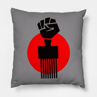 Black Hair | Afro Pick . African American Afrocentric Shirts, Hoodies, and gifts Pillow