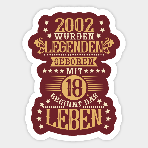 18 Geburtstag Lustige Spruche 18 Geburtstag Lustige Sprueche Sticker Teepublic Uk