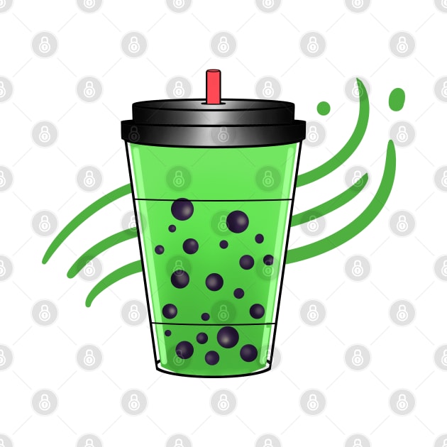 Boba Tea Matcha by TaliDe