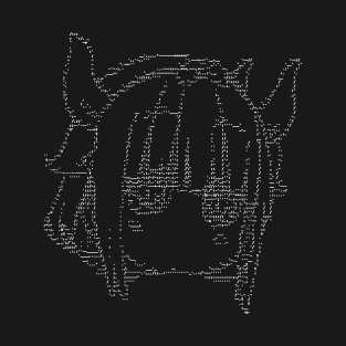 Kanna Kamui ASCII Art T-Shirt