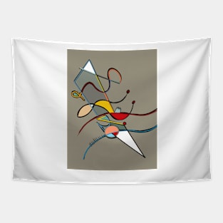 Cubist-Deconstructed Abstraction Mouse Tapestry