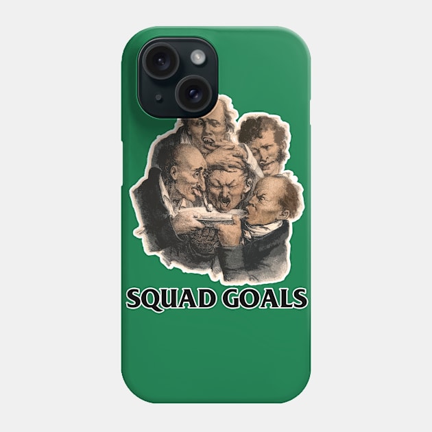 Squad Goals Vintage Design Tee Phone Case by DankFutura