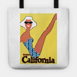 Vintage Travel Poster Southern California USA Tote