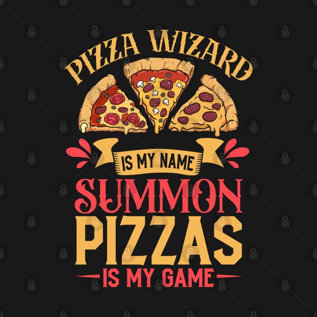 Pizza Wizard is my name - Hobby Pizza Maker by Modern Medieval Design