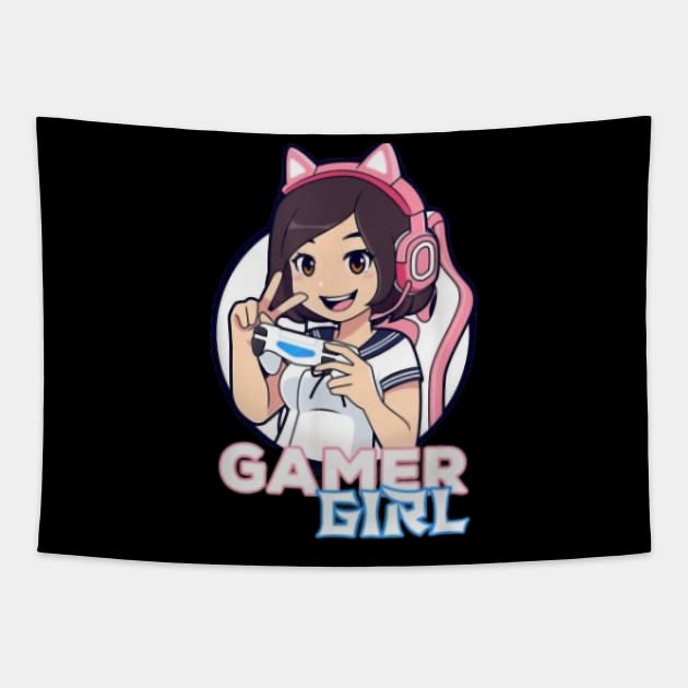 Girl Gamer Tapestry by LovelyDayG