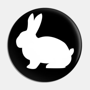 Rabbit Silhouette Pin