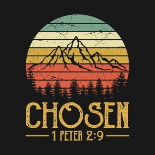 Vintage Christian Chosen Bible Verse T-Shirt