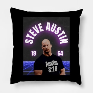 Retro Steve Austin Pillow