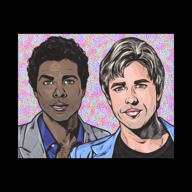 Tubbs and Crockett by turddemon