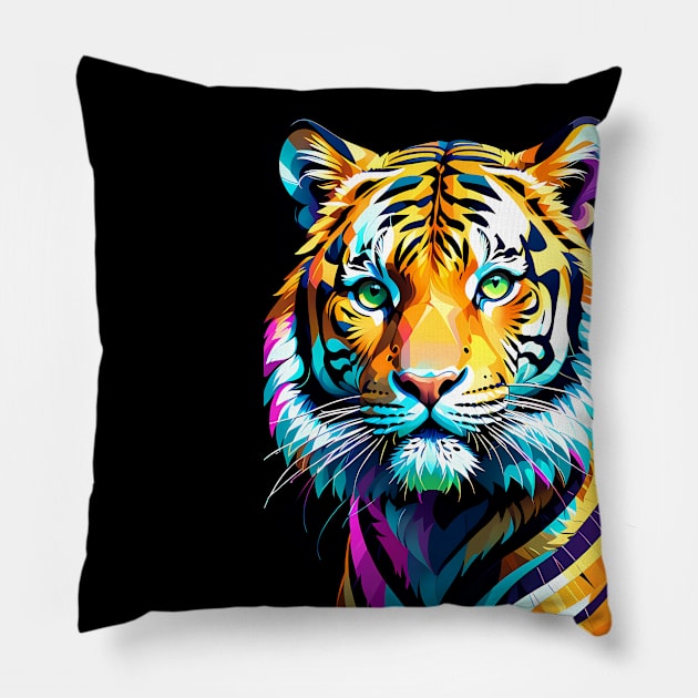 TIGER HOME DECOR Pillow by vibrain