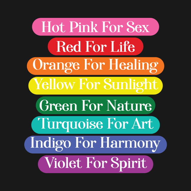 Pride Flag Color Meaning by Queers