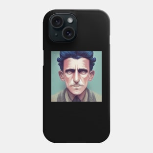 George Orwell portrait | Anime style Phone Case