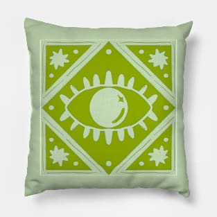 All Seeing Eye | Mint Version Pillow