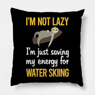 Saving Energy For Water Skiing Pillow