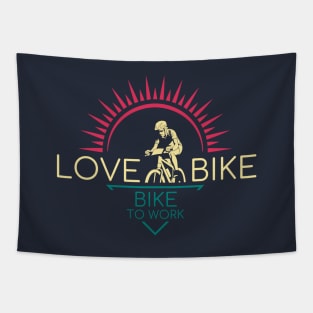 Love Bike Tapestry