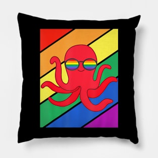 With Lgbt Glasses Pillow