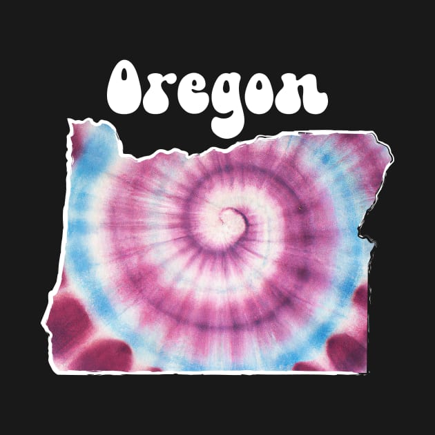 Oregon Tie Dye by SunburstGeo