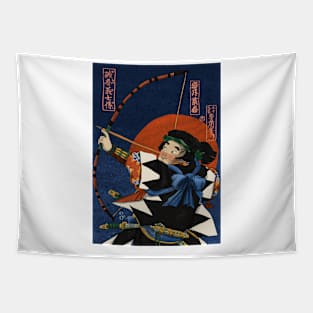 Ukiyo-e Samurai Tapestry