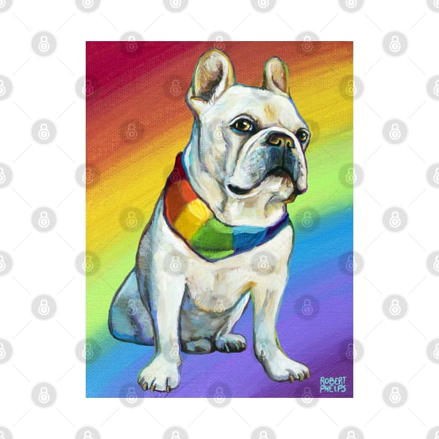 Bruley the Frenchie by Robert Phelps by RobertPhelpsArt