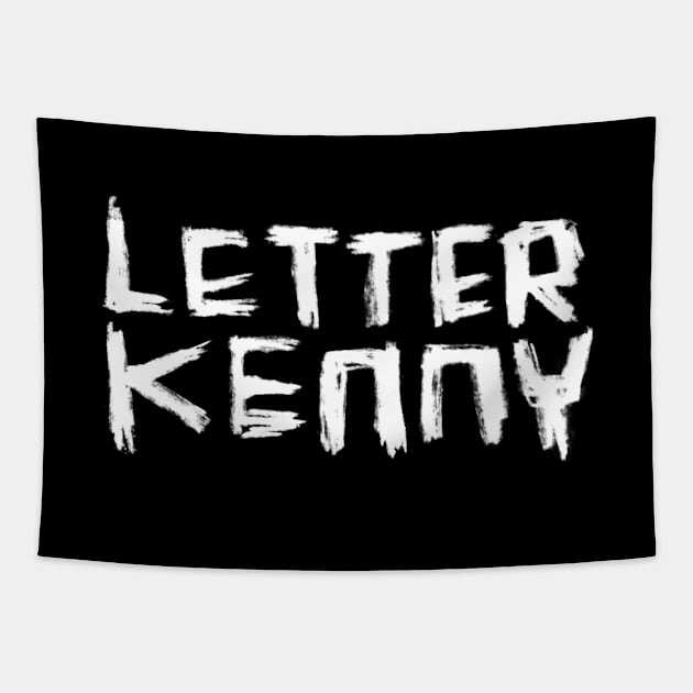 Letterkenny, Ireland Handlettering Tapestry by badlydrawnbabe