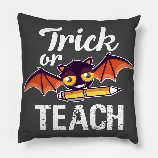 Trick or Teach Pillow by Civron