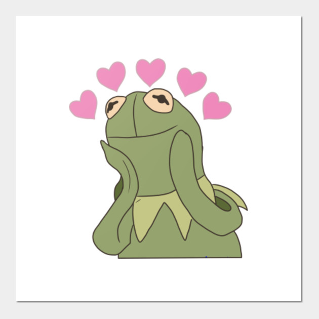 Kermit In Love Kermit The Frog Affiche Et Impression D Art