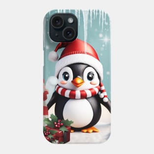 Cute funny penguin. Phone Case