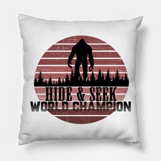 Bigfoot Hide & Seek World Champion Pillow