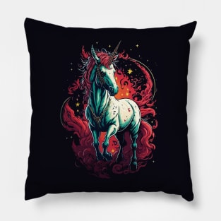 Watercolor Unicorn Pillow