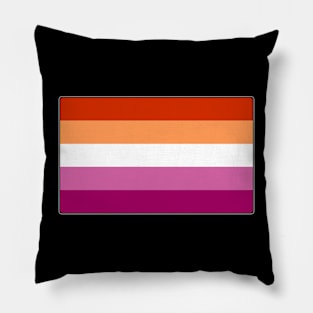 Lesbian Pride Flag Pillow