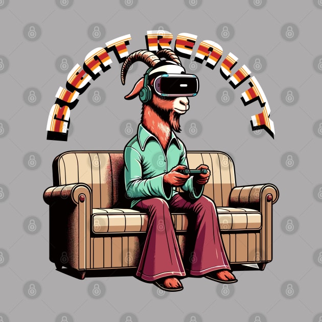 Goat Gamer - Virtual Retro Escape by TimeWarpWildlife