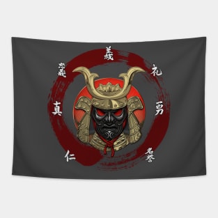 Samurai 7 Virtues of Bushido Tapestry