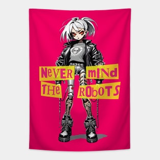 Punk Robot VIII Tapestry